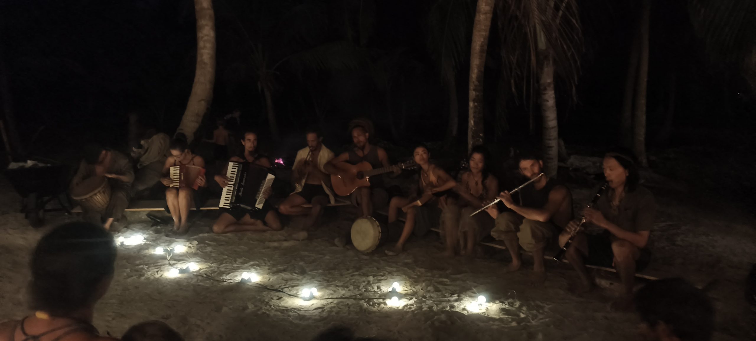 An evening of music ashore